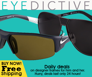 Eyedictive L683SP Review: Lacoste Polarized Blue Pique Temple Soft Square