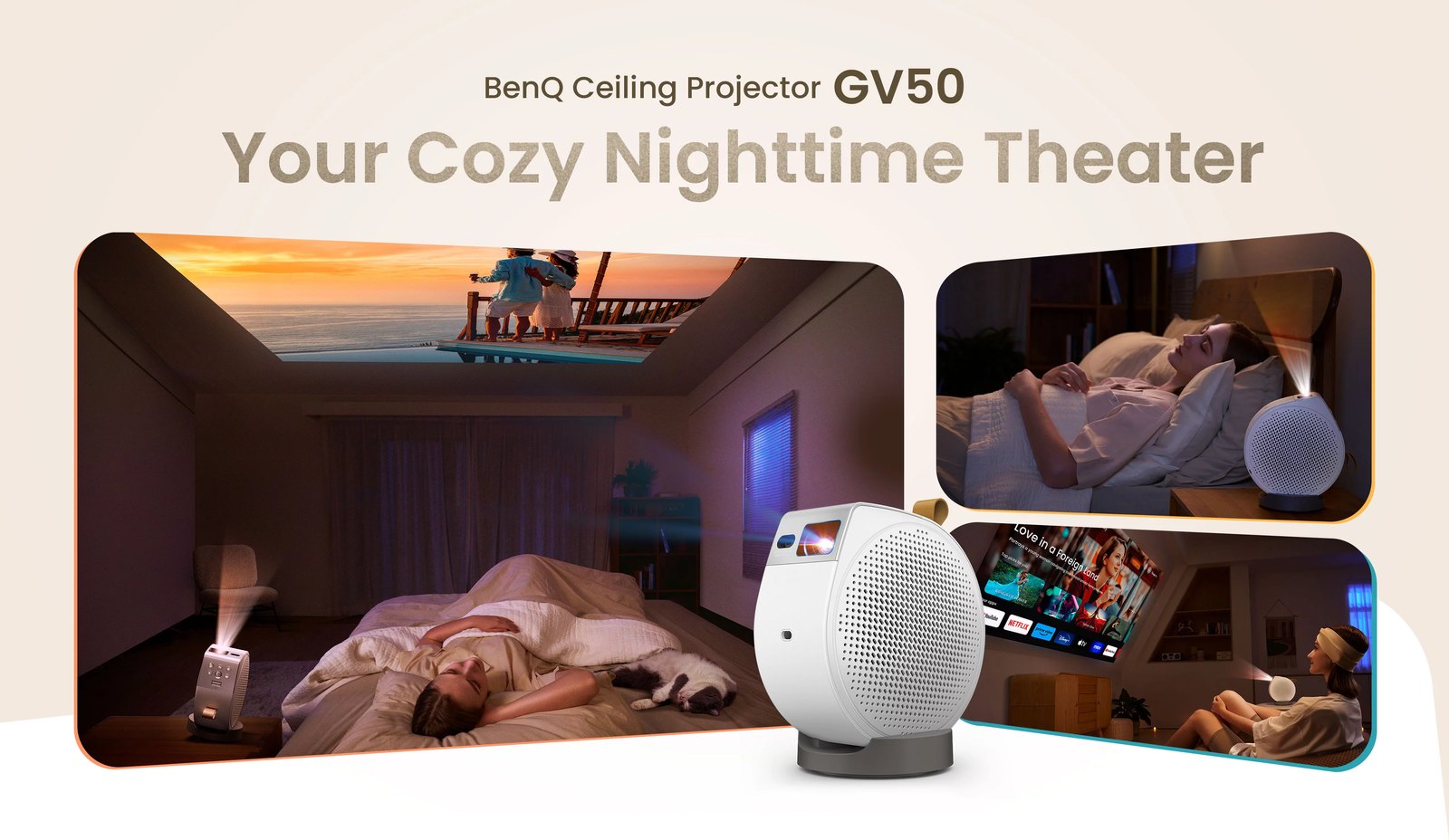 BenQ GV50 Review: The Ceiling-Mounted Portable Projector That Makes Setup a Non-Issue