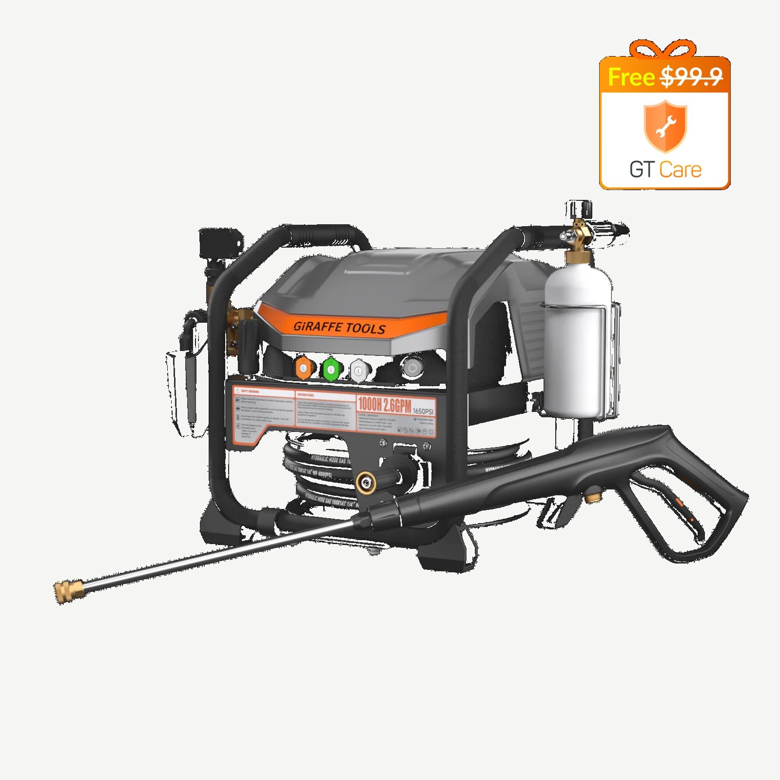 Giraffe Tools Grandfalls Pressure Washer Review: The Wall-Mounted Clean-Up