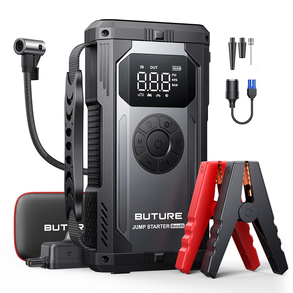Buture BETA06 Review: 4,000A Jump Starter with Air Compressor