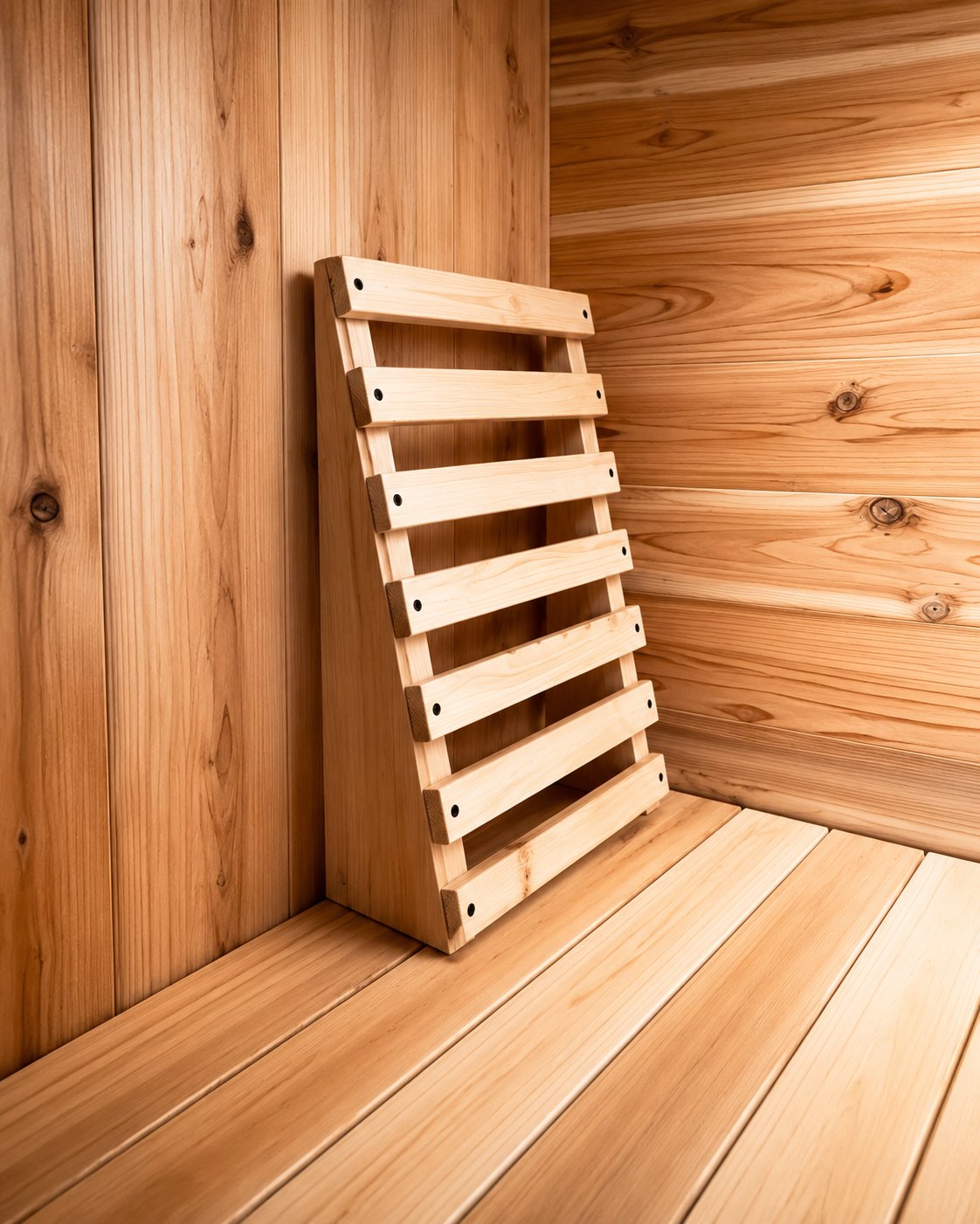 Cedar Backrest Review: The Simple Fix for a Flat Sauna Bench
