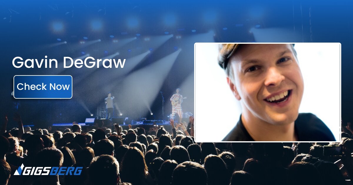 Gavin DeGraw Tickets Review: What to Know Before You Buy