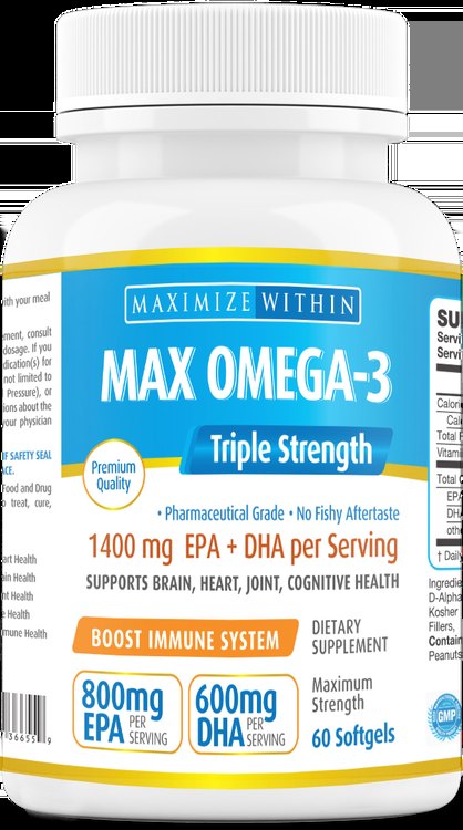 Max Omega-3 Review: What the Official Page Actually Lists