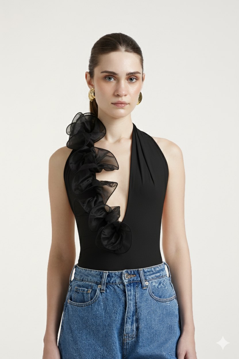 Peony - Black Review: Deme by Gabriella’s Black Floral Gown
