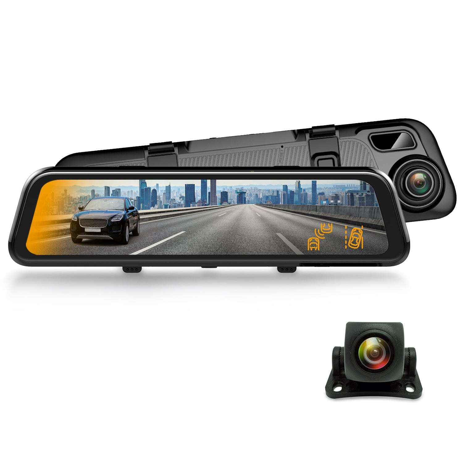 Rexing M2 Review: The 12\" Mirror Dash Cam That Handles Front and Rear