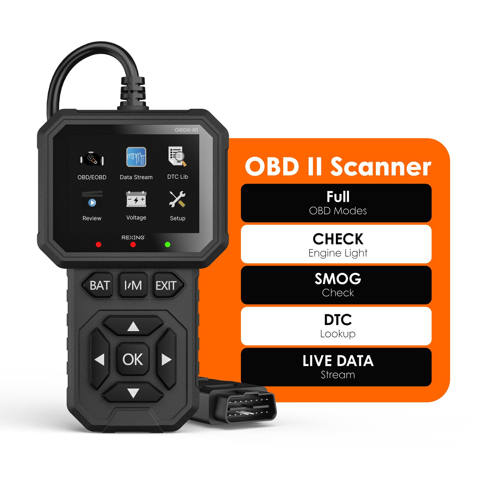 Rexing OBD2 Scanner Review: What It Does and Who It Fits